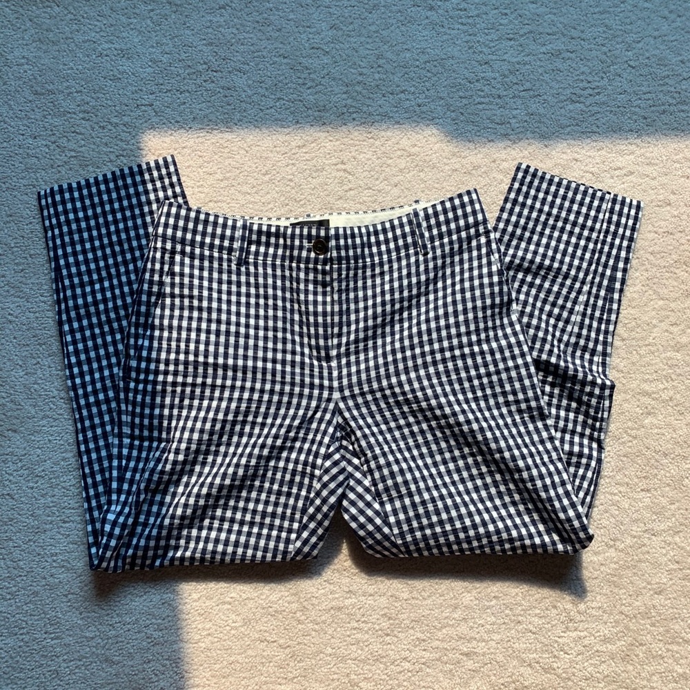 J. Crew gingham / checked pants